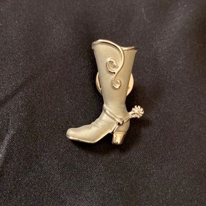 Cowboy boot pin
